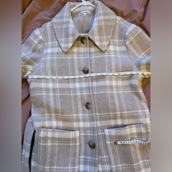 Reformation Middlefield Plaid Coat - Picture 9 of 11